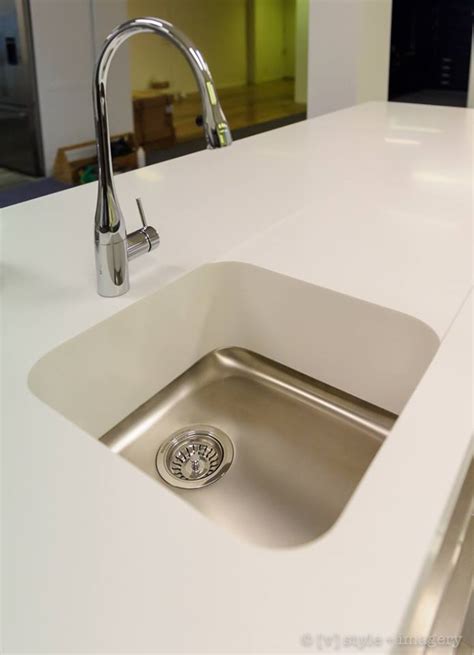Corian is a beautiful sink and countertop material but it can become stained by coffee and other substances. The Complete Kitchen Sinks Guide - Melbourne - Rosemount ...