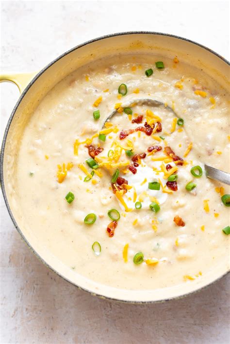 Easy Baked Potato Soup Salt And Lavender