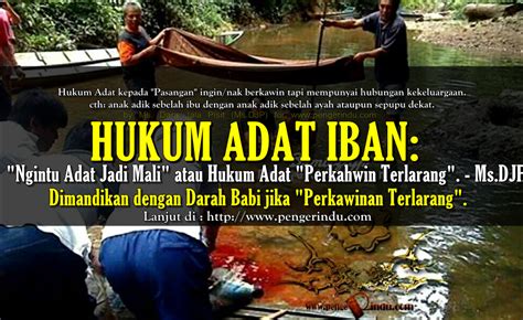 Maybe you would like to learn more about one of these? HUKUM ADAT IBAN: "Ngintu Adat Jadi Mali" atau "Perkahwin ...