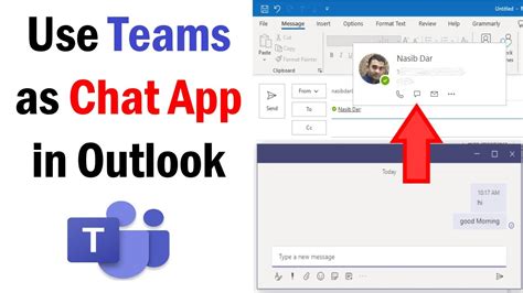 How To Set Microsoft Teams As Chat App In Outlook How To Enable Chat