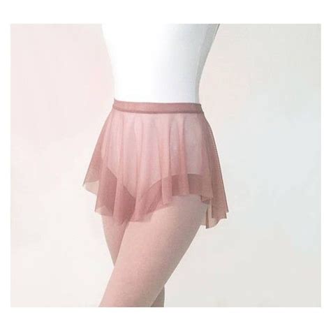 Ballet Skirt Sheer Dusty Rose Mesh Sab Skirt Royall Dancewear Liked On Polyvore Featuring