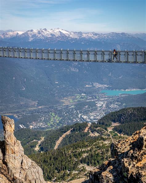 Would You Walk Across The Whistler Peak Suspension Bridge 😅 Vancouver