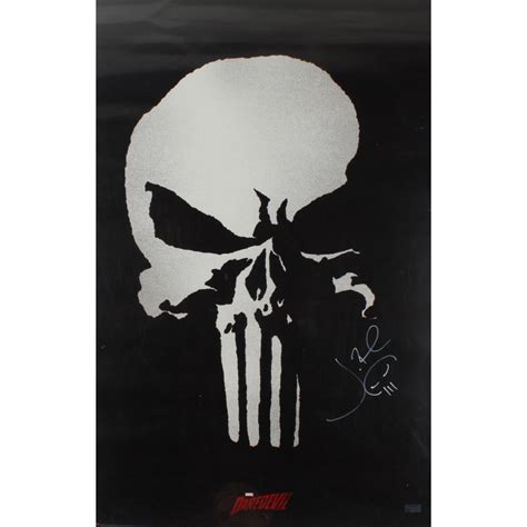 Jon Bernthal Signed The Punisher 24x36 Movie Poster With Original