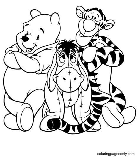 Pooh Tigger Coloring Pages