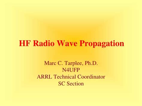 Ppt Hf Radio Wave Propagation Powerpoint Presentation Free Download