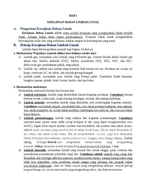 Berikut Ini Adalah Jenis Limbah Berdasarkan Wujudnya Secara Fisik