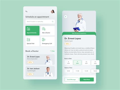 Download square appointments apk v5.33.1 for android. "Schedule Appointment" Screen from Medical App UI ...