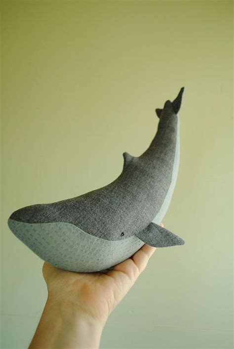Blue Whale Soft Toy Soft Sculpture By Willowynn Patrones De Costura