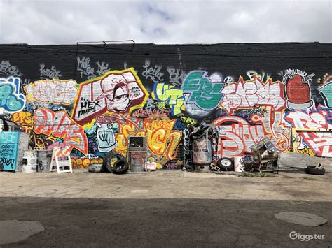 Graffiti Urban Industrial Walls For Filming Rent This Location On
