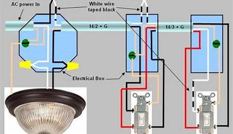 3-Way Switch Installation - Circuit Style 2