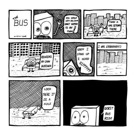 Bus Comic Drawing By Karl Addison Fine Art America
