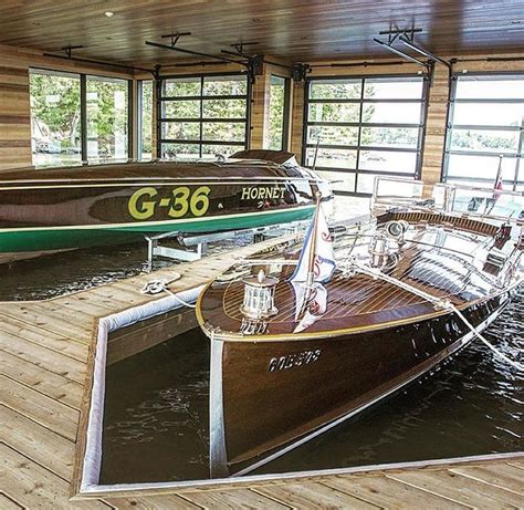 Woody Boathouse A Muskoka Tradition Boat Shed Classic Wooden Boats
