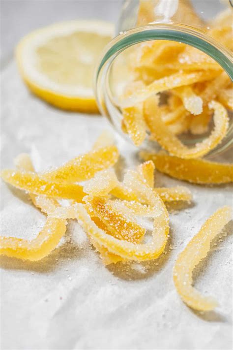 How To Make Candied Lemon Peel Baking With Butter