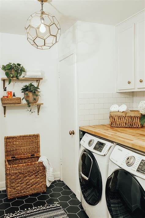Before After Laundry Room Renovation LivvyLand Laundry Room Makeover