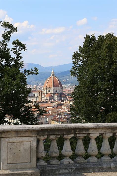 Florence In Italy With The Great Dome Of The Cathedral Stock Photo