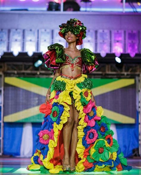Best Jamaican National Costume National Costumes Long Sleeve Evening