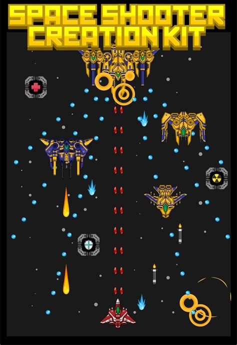 Top Down Space Shooter Creation Kit Game Art 2d