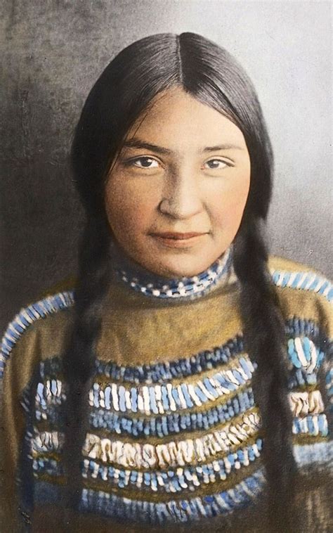 インディアン ネイティブアメリカン の貴重なカラー化写真 ラビトーク Native american indians