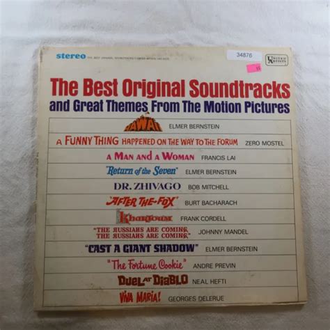 Various Artists The Best Original Soundtracks And Great Themes From