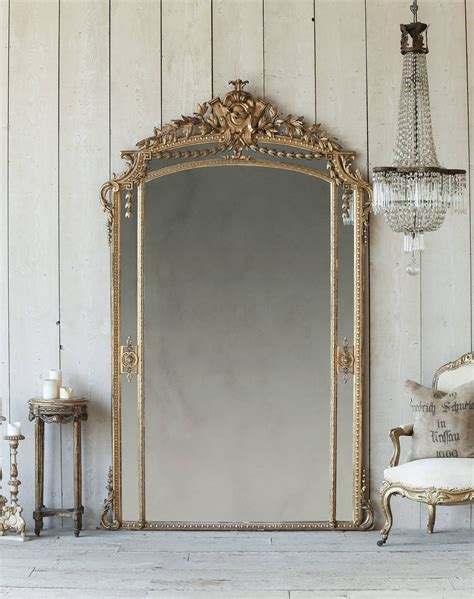 15 Collection Of Antique French Floor Mirror Mirror Ideas