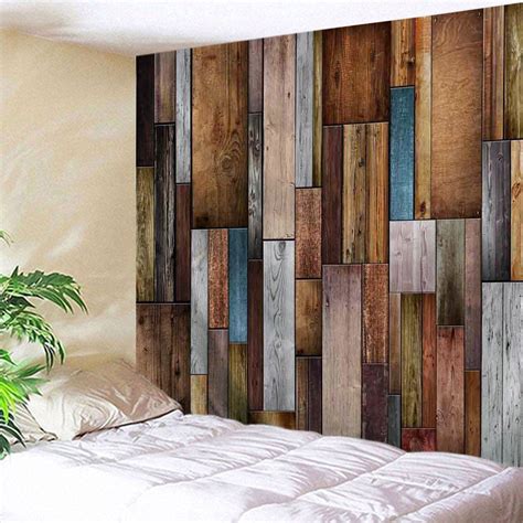 23 Off Vintage Wood Texture Throw Wall Art Tapestry Rosegal