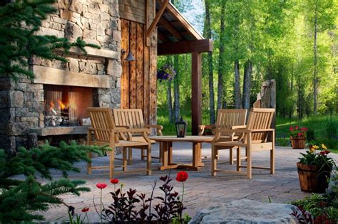 20 Cozy Outdoor Fireplaces Hgtv