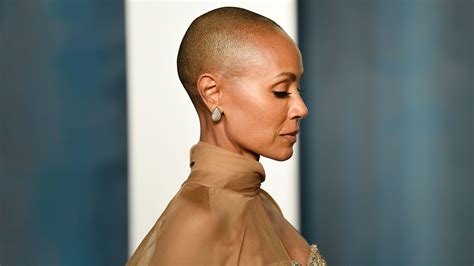 “at This Point I Can Only Laugh” Jada Pinkett Smith Posts Her Shaved Head To Celebrate Bald Is