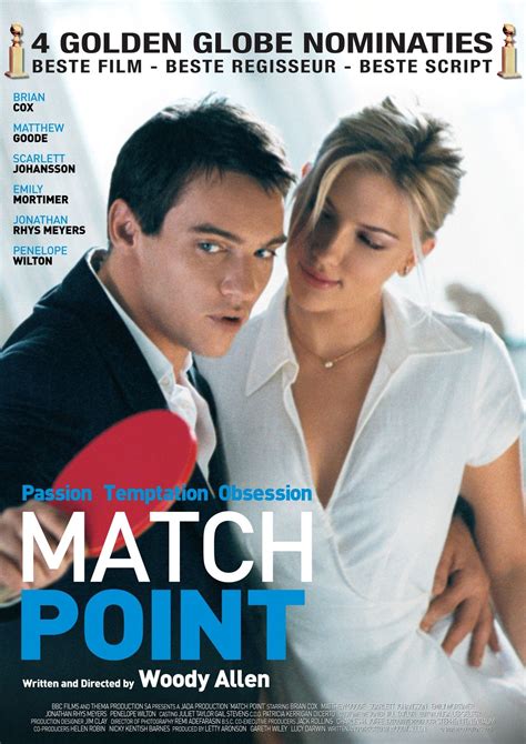 Matchpoint Movieposters 2005 Jonathanrhysmeyers Match Point Match Point Movie Woody Allen