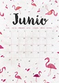 milowcostblog: calendario de junio: imprimible y fondo