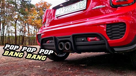 2017 Mini Cooper S F56 Jcw Pro Exhaust Sound With Crackles Youtube