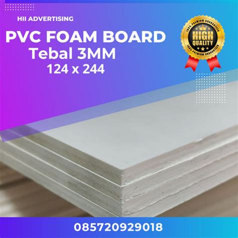 Jual PVC FOAM BOARD 3MM 122 X 244 Untuk Maket Pvc Sheet 3MM Lembaran Jakarta Utara Hii