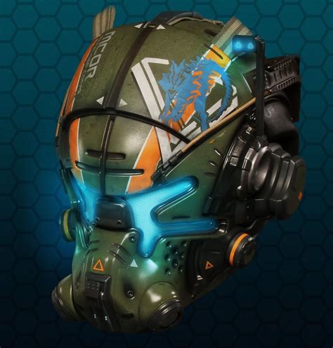 Titanfall 2 Vanguard Pilot Helmet Titanfall Helmet Armor Concept