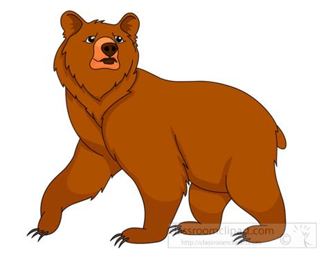 Animal Clipart Bear Brown Grizzly Bear Clipart 1  Clipartix