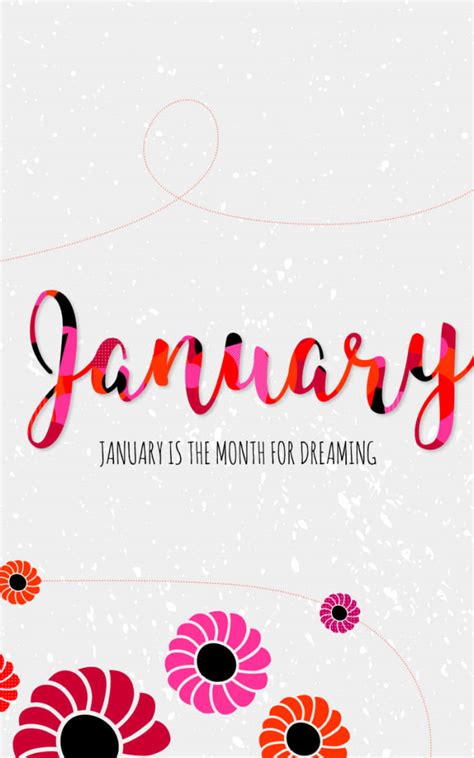 Download Have A Sweet And Cute January Wallpaper