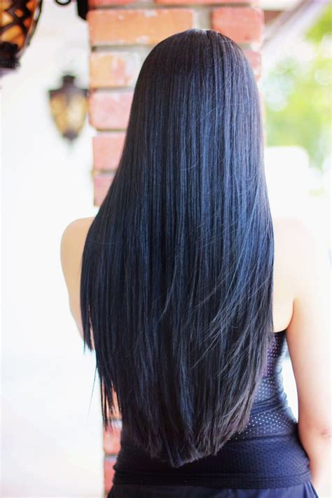 The Most Perfect Long Black Hair Yessimacias Black Hair Haircuts Hair Pale Skin Waist