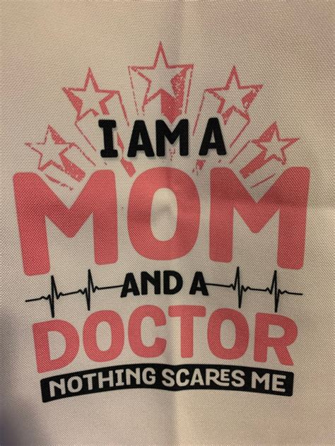 Doctor And Mom Tote Etsy