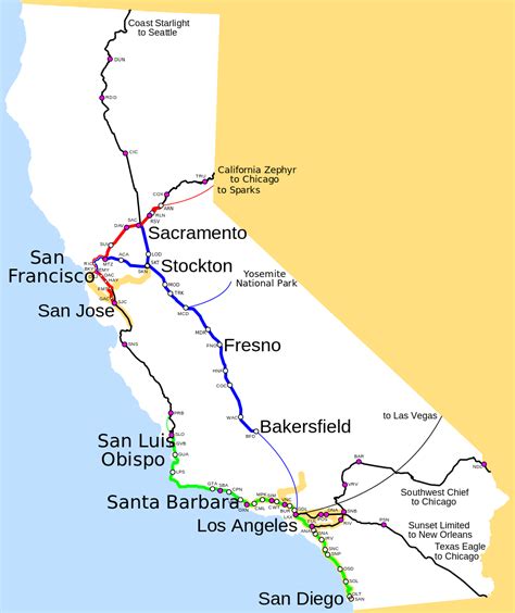 Amtrak California Mapsvg