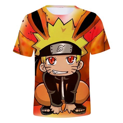7 Style Men Women Cartoon Naruto 3d T Shirts Anime Character Uzumaki