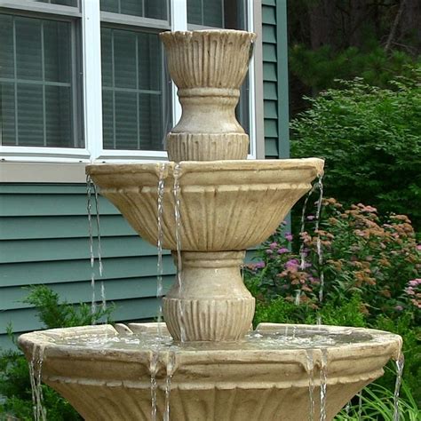 Classic 3 Tier Designer Fountain By Sunnydaze Decor Water Fountains