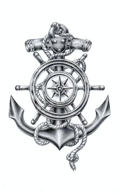 Image Result For Compass And Anchor Tattoo Anchor Tattoos Nautical Tattoo Navy Tattoos