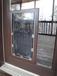 The pet door adjusts to fit into your existing sliding door tracks which means there is no need to cut into a door or wall. In-the-Glass MaxSeal Pet Door | Through Glass Dog Door ...