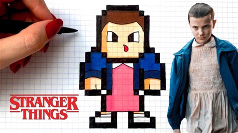 Tuto Dessin Onze Pixel Art Stranger Things Youtube