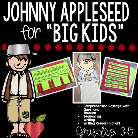 Johnny Appleseed Activities And Crafts Teaching Tidbits And More