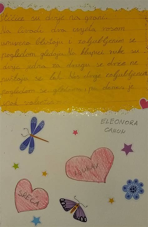 Osnovna škola Antuna Gustava Matoša Čačinci Naslovnica Valentinovo