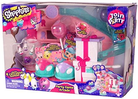 Shopkins Join The Party Large Playset Party Game Arcade