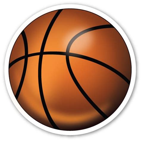 Basketball And Hoop Basketball Emoji Basketball Emoji Stickers