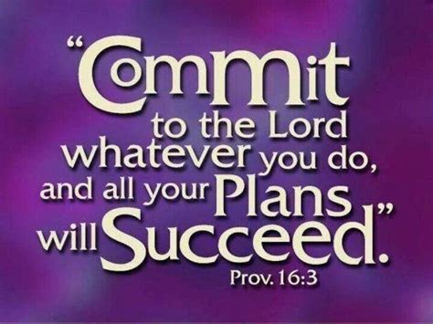 Commit Your Plans To The Lord Christianity Pinterest