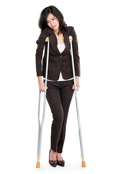 Royalty Free Woman On Crutches Pictures Images And Stock Photos Istock