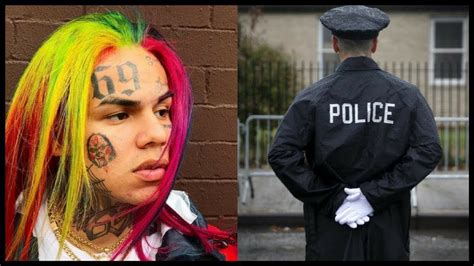 6ix9ine caught running with police protection in chicago hip hop news uncensored