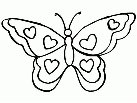 Color butterfly , isolated on white. Butterfly Coloring Pages - Coloringpages1001.com